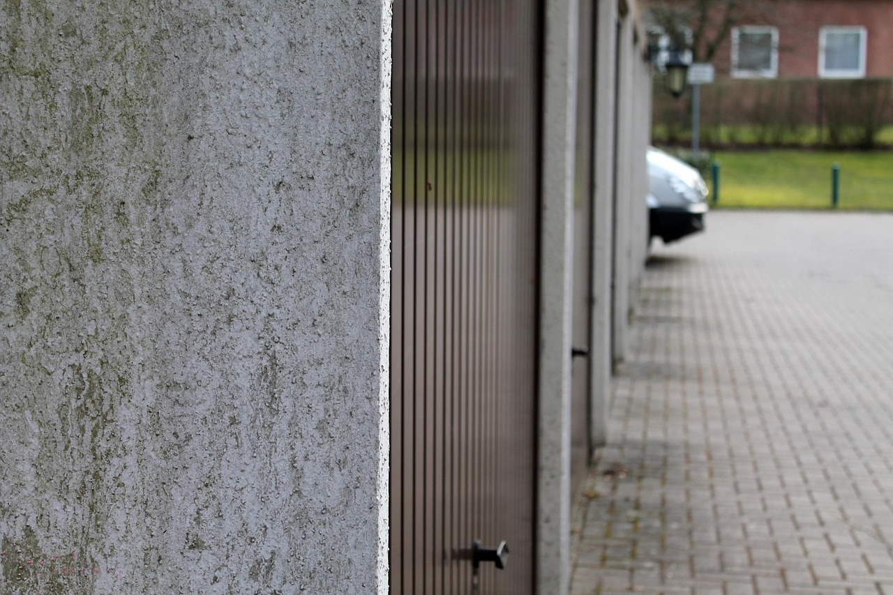 Garage door in need of repair inspection