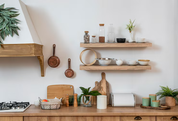 Room interior design for kitchen planning