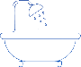 bath tub icon bath tub icon